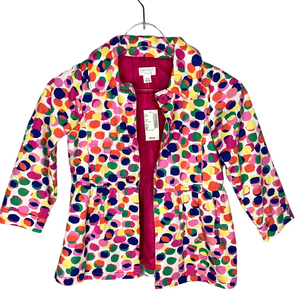12-18M 1989 Place Multi-Colored Polka Dot Jacket Jacket